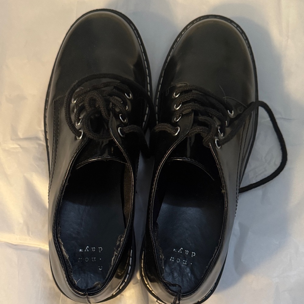 a new day Black Women's Oxfords